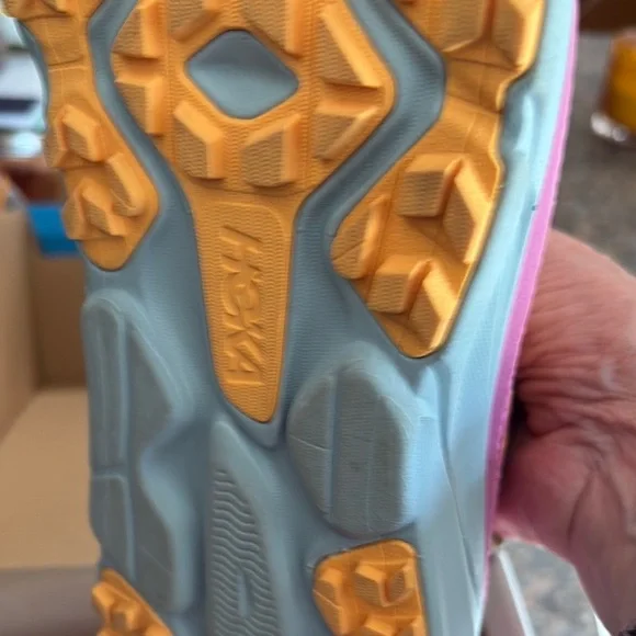 Hoka Women's Pink and Maroon Athletic Shoes - Picture 4 of 6